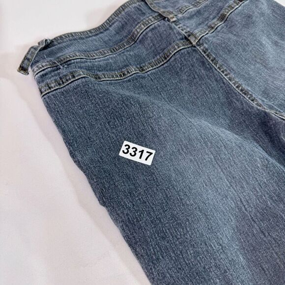 VTG Angels Jeans Womens 13 Blue Cropped y2k Low Rise No Back Pockets - Picture 10 of 10